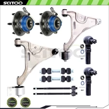 For 06-11 Cadillac DTS Front Control Arm Tie Rod End Sway Bar Wheel Bearning Hub