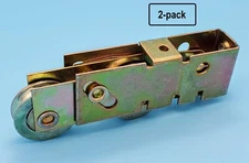 **2 PACK** Sliding Glass Patio Door Roller 1-1/8” Steel Wheels Prime-Line D1791