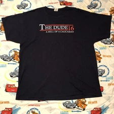 TheDude'16 Election T-Shirt Big Lebowski 2016 "A Hell of a Caucasian"Campaign C4