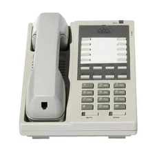 Lot of (5) Refurbished Vodavi Starplus 2705-08 2-Line Speakerphone (White)