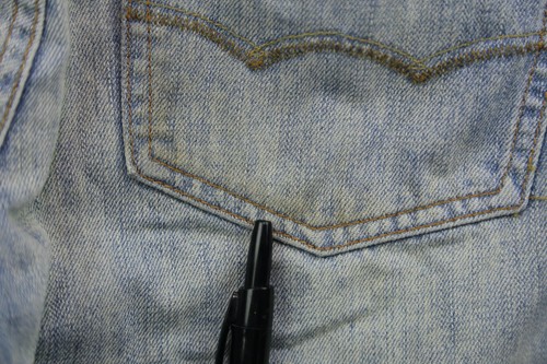 Men's 2013 American Eagle Jeans Slim Straight Distressed Sz 28x30 (Meas 29x28) - Picture 9 of 10