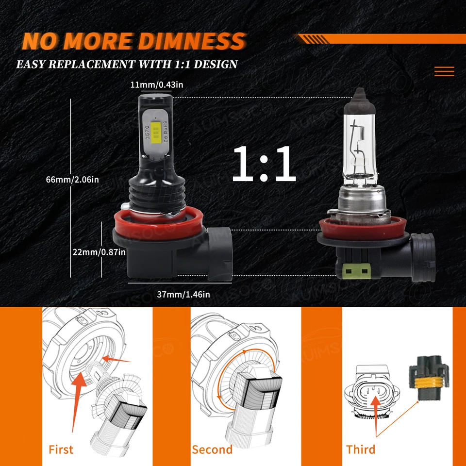 Faro LED alto/bajo antiniebla 6000 k para Nissan Murano S SUV 3,5 L 2015-2018 Foto 2 de 4