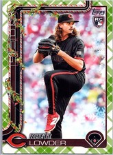 2025 Topps Holiday - Rhett Lowder #H104 Holiday Green Plaid (RC) 