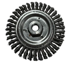 Weiler 4-1/2" Stringer Bead Wire Wheel, M14 x 2, .020" Steel Wire USA Made