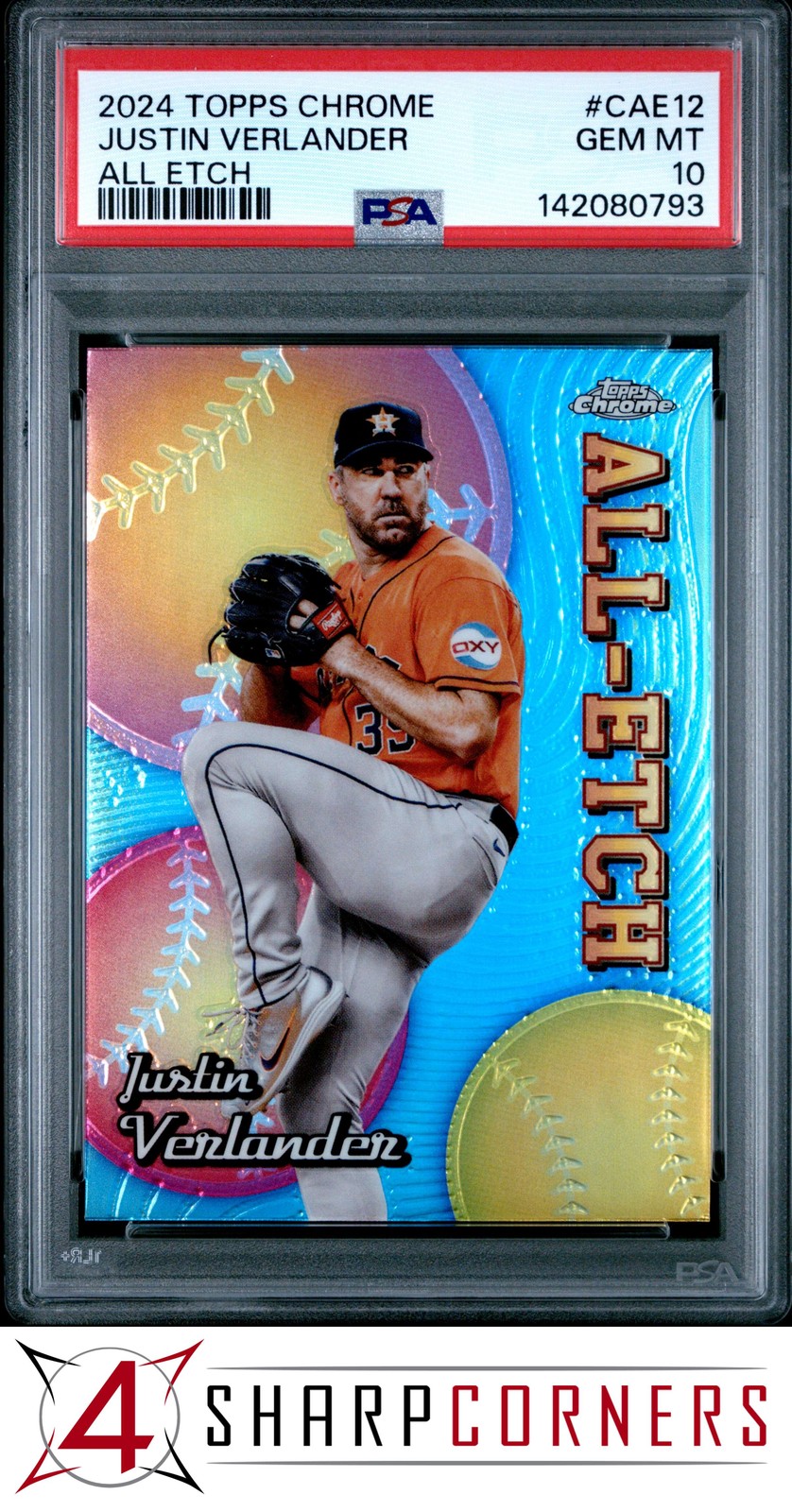 2024 Topps Topps Chrome #CAE12 Justin Verlander front