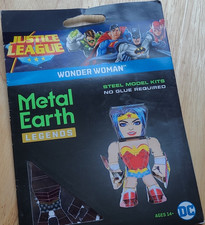 Metal Earth Legends Wonder Woman Justice League Metal Model Kit No Glue Required