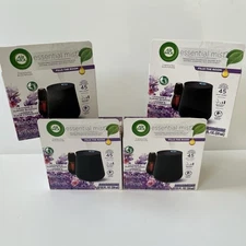 4 AIR WICK Essential mist oil diffuser,Lavender&Almond blossom scent starter kit