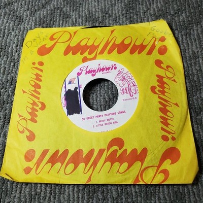 Various Artists   50 Great Party Playtime Songs 7'' Record 1960s Playhour