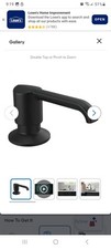 Delta RP101188BL Matte Black Soap Dispenser Assembly Kit w/ Bottle