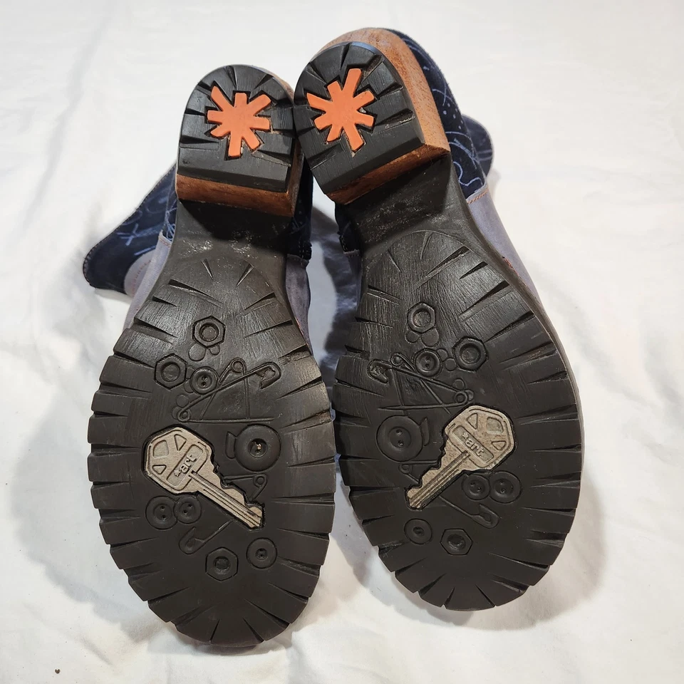 The Art Company Boots Women's 40/9 Suede Leather Comfort Boho Bohemian Artist - Image 4 of 4