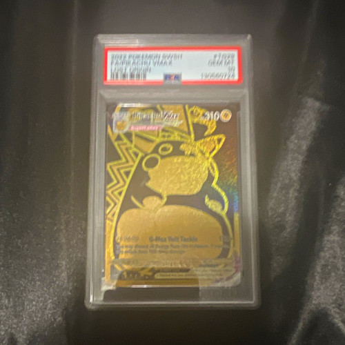 Pikachu VMAX TG29/TG30 Swsh11 Lost Origin Trainer Gallery English PSA Foil
