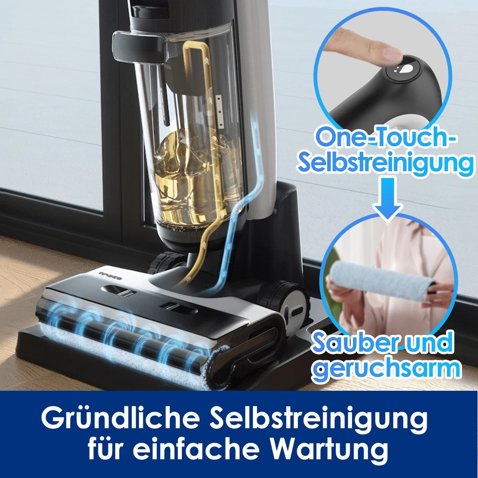 Tineco Floor ONE S7 PRO intelligenter, kabelloser Nass-und Trockensauger - Bild 3 von 4