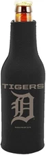 Detroit Tigers 2-Pack Tonal Black Design Zipper Bottle Beverage Insulator...