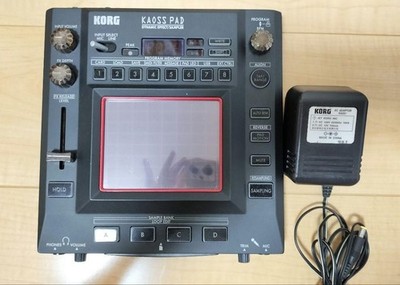 KORG KAOSS PAD KP3 Dynamic Effect Sampler Sequencer w/Accessories Working