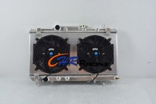 Aluminum radiator+shroud For 1992-1997 TOYOTA CARINA E AT190 1.6L AT191 1.8L AT