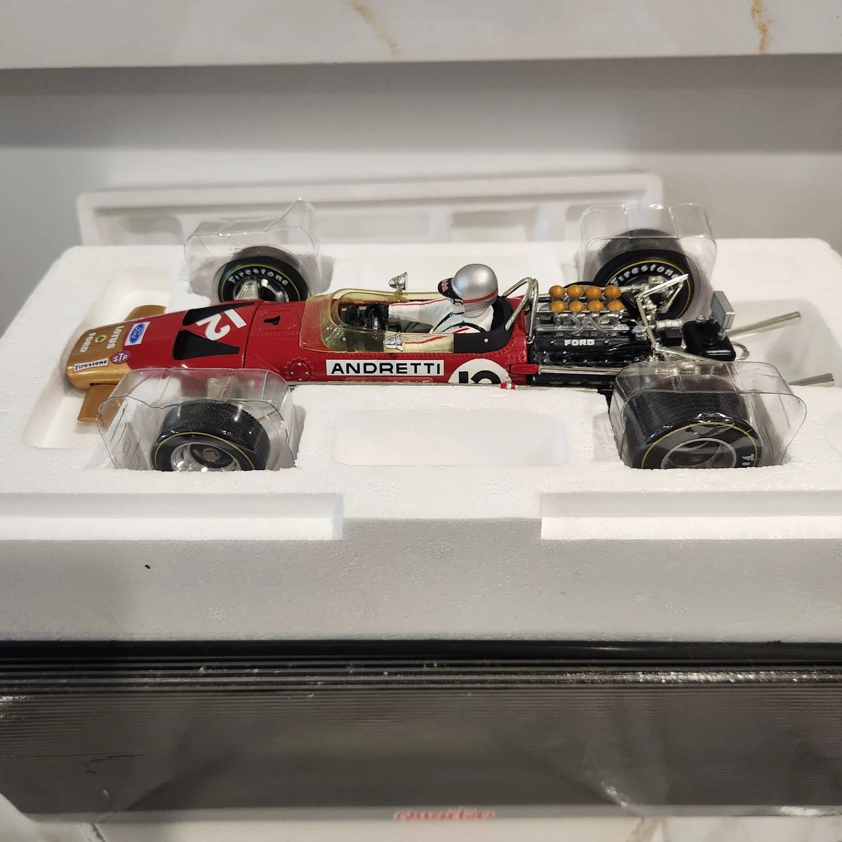 ミニカー Quartzo 4013,4014 LOTUS49B ZFE GP 69 Quartzo 1:18 Lotus 49B F1 -1968 USA GP Pole Position-Mario