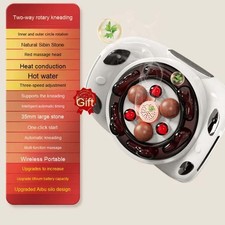 Dual Disc Hand Abdominal Massager Electric Bian Stone Two-Way Waist Massager