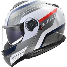 Casco Modulare Ls2 FF908 Strobe II MONZA Bianco Blu Rosso