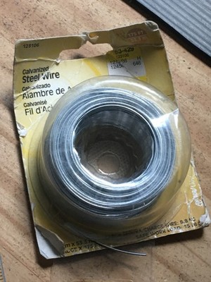 Hitman Heavy-Duty 0.88mm 175FT(53.3m) Coil of Galvanized Steel Wire Anchor Wire