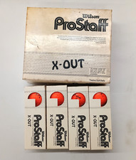 Set of 12 Golf Balls Wilson ProStaff Various Compression Surlyn Balta Orange