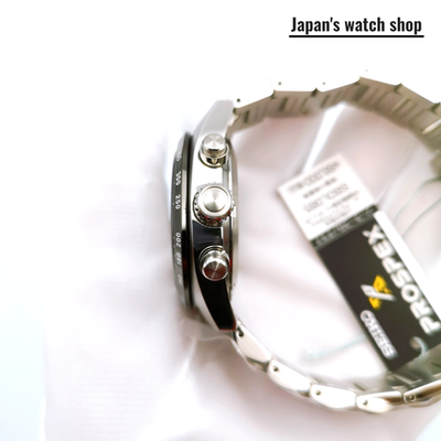 SEIKO PROSPEX SPEEDTIMER SBDL085 White Solar Chronograph Men's