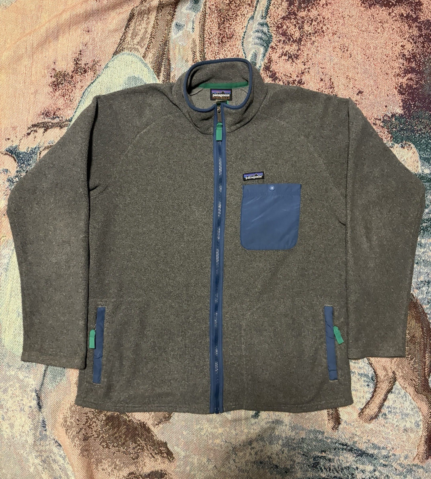 Vintage 2000s Patagonia Synchilla Fleece Zip-Up Mens Large