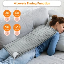 Electric Heating Pads Blanket 4 Levels Timer 9 Levels Temperature Control New