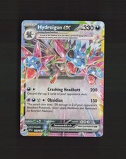Carta Pokemon Holo Hydreigon ex 119/191 Surging Sparks ultra rara quasi nuova