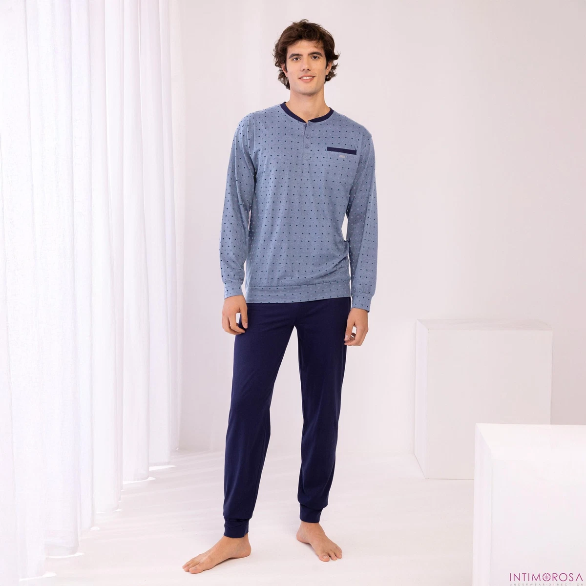 IRGE Pigiama Uomo E Ragazzo: 100% Cotone, Manica Corta E Pantaloncino, Modello Mitico - 3