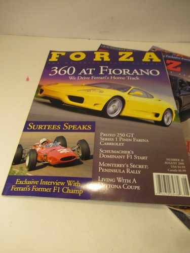 Vintage Lot 8 Forza Ferrari Magazine Full Year 2001 # 27,28,29,30,31,32,33,34 - Picture 6 of 11