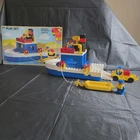 DUPLO LEGO SEA EXPLORER 2649 VINTAGE 1984 RETIRED 100% COMPLETE W/INLAY NO BOX