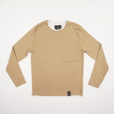 Key Largo Herren Pullover Gr. XL Beige Baumwolle Polyester Rundhals Feinstrick R - Bild 1 von 4
