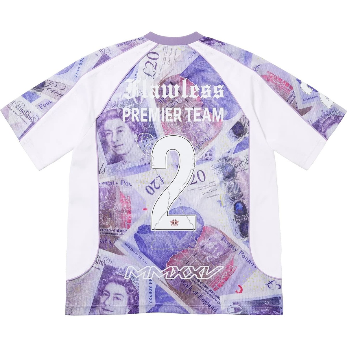 Supreme Pounds Soccer Jersey White | eBay UK