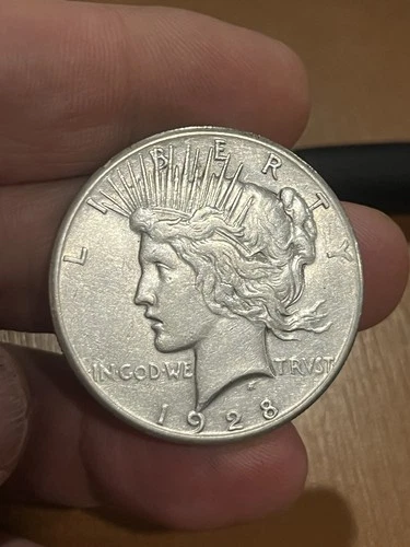 1928 Silver Peace Dollar LOW Mint Beautiful Ms Coin KEY KEY DATE Sharp Must Have
