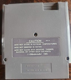 Folleto de instrucciones NES Double Dragon III 3 probado y funcionando 