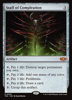 Staff of Compleation 326 M Normal TDC MTG NM