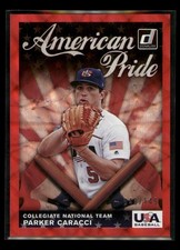 2019 Donruss Parker Caracci #AP26 American Pride Red 49/149