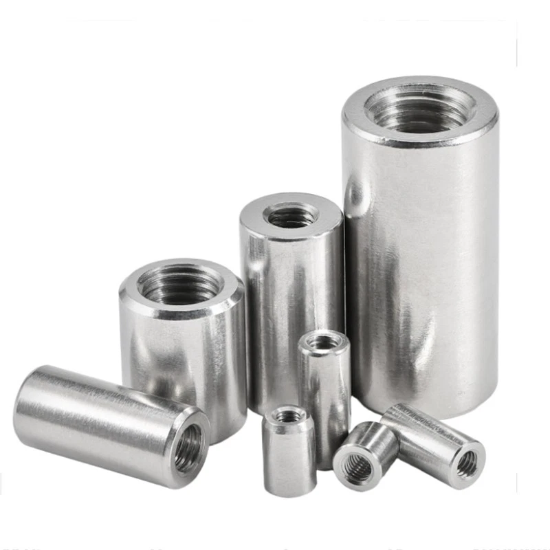 Gewindemuffen M14 M16 M18 M20 Rund Verbindungsmutter Langmutter Edelstahl V2A - Bild 2 von 4