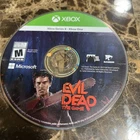 xbox one evil dead the game disc