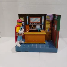 The Simpsons Moe's Tavern Duffman 6.2 in Action Figure. No Box. Tested & Working