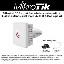 Mikrotik LDF 5 AC Outdoor Wireless System With Built In Antenna Dual Chain 5GH