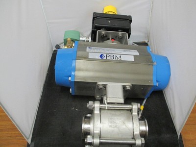 PBM PAVBL253S--0115 Pneumatic Actuator W/ Display Monitor & Valve 