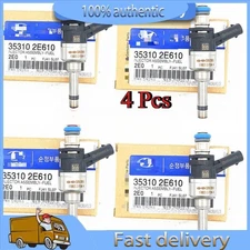 4X 353102E610 OEM Fuel Injector For 2.0L Hyundai Sonata Kia Optima Hybrid EX