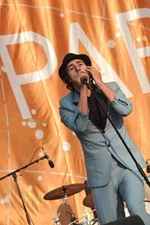 Paul Smith of British alternative rock band Maximo Park live on st - Old Photo