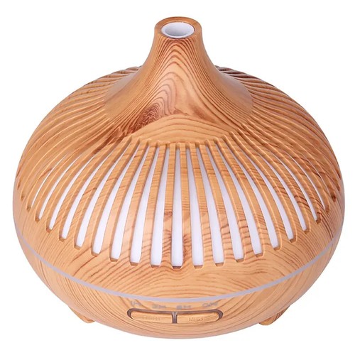 500ML DIFFUSORE DI AROMI UMIDIFICATORE AROMATERAPIA OLI ESSENZIALI 7 COLORI LED - Foto 2 di 12