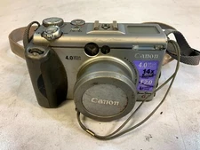 Canon PowerShot G3 Digital Camera 4.0MP 1.8" LCD 4x Optical Zoom For Parts F2D*