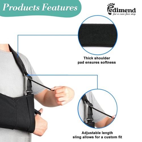 Arm Shoulder Dislocation Injury Arthritis Joint Pain Cuff Support Strap Brace UK - Picture 10 of 13