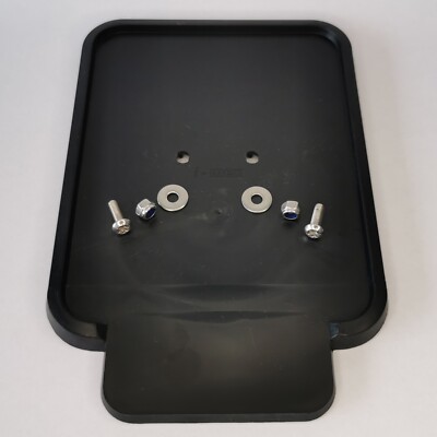 Mofa Kennzeichenhalter 140 x 105 mm Komplettset + Edelstahl Befestigungsmaterial