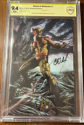RETURN OF WOLVERINE #1 11/18 CBCS 9.4 ADI GRANOV VIRGIN  D  SS GRANOV & SOULE
