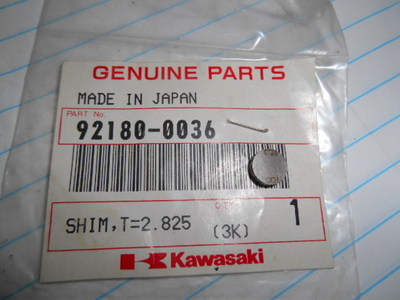 NOS Kawasaki OEM Valve Shim 2.825T 2004-2005 KX250F KX 250F 92180
